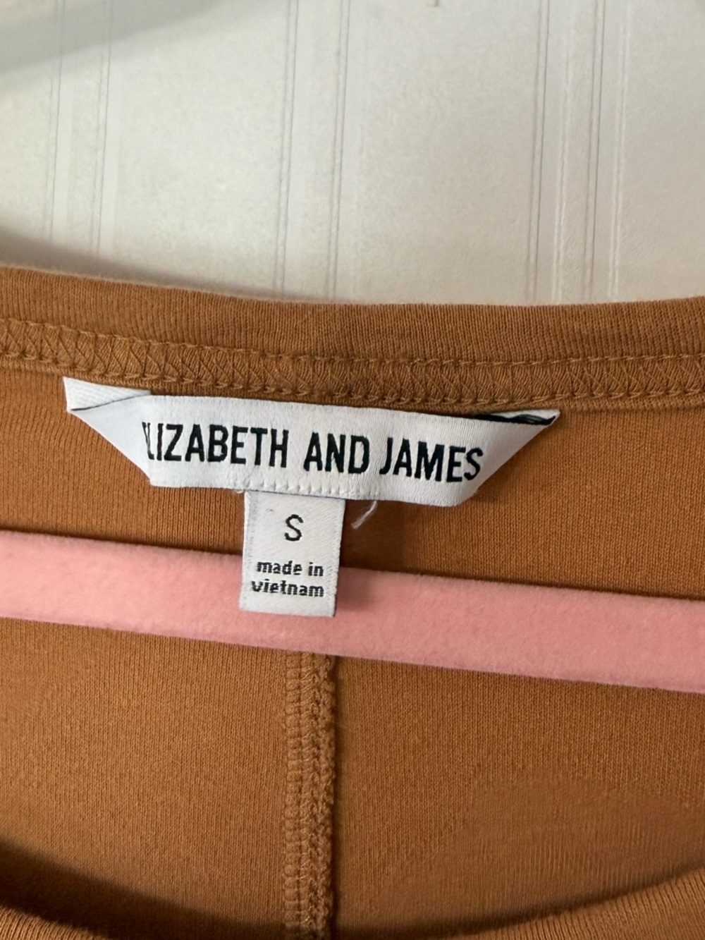 Elizabeth and James Camel Sleeveless Maxi Dress Sz S(TXA1003) - Picture 6 of 7